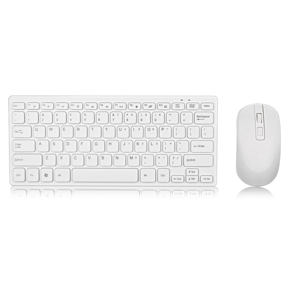 (New Arrival) Wireless Keyboard And Mouse Set Chocolate