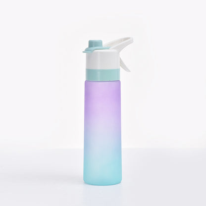 (New Arrival) Spray Water Bottle For Girls Outdoor Sport Fitness Water Cup Large Capacity Spray Bottle Drinkware Travel Bottles Kitchen Gadgets