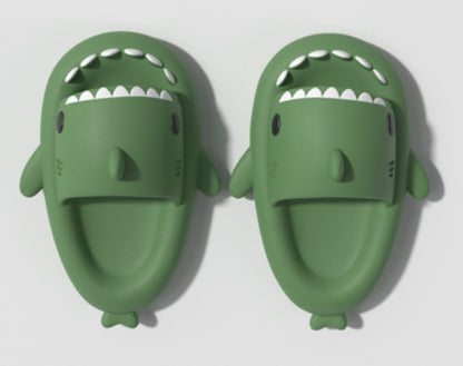 (Top Pick)Cartoon Shark Slippers  Cutes Soft Slipper Indoor Outdoor for Couples
