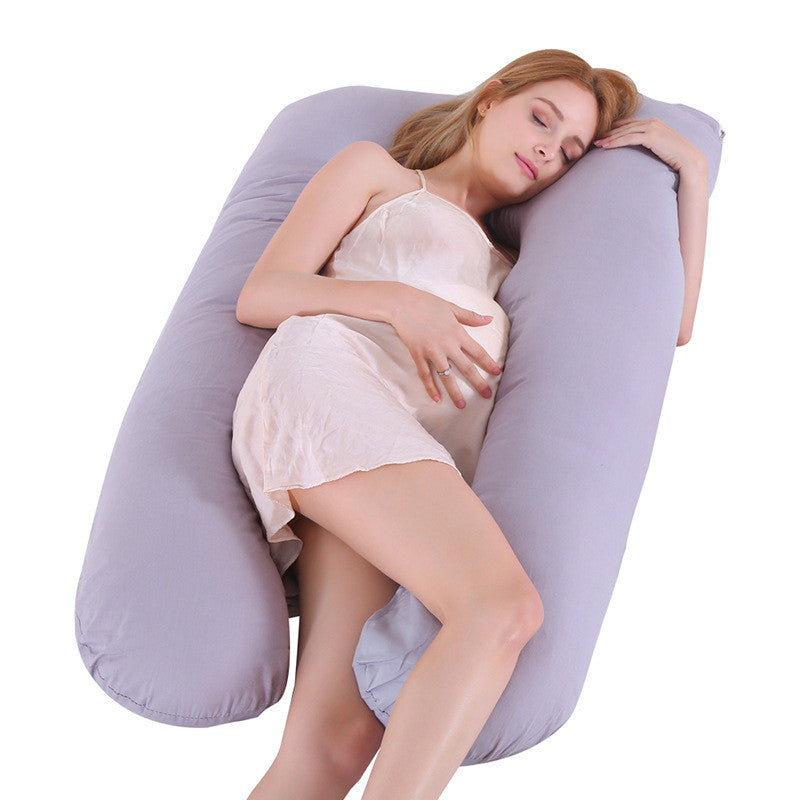 (New Arrival) Summer Sleeping Support Pillow For Pregnant Women U Shape Maternity Pillows Pregnancy Ice Silk