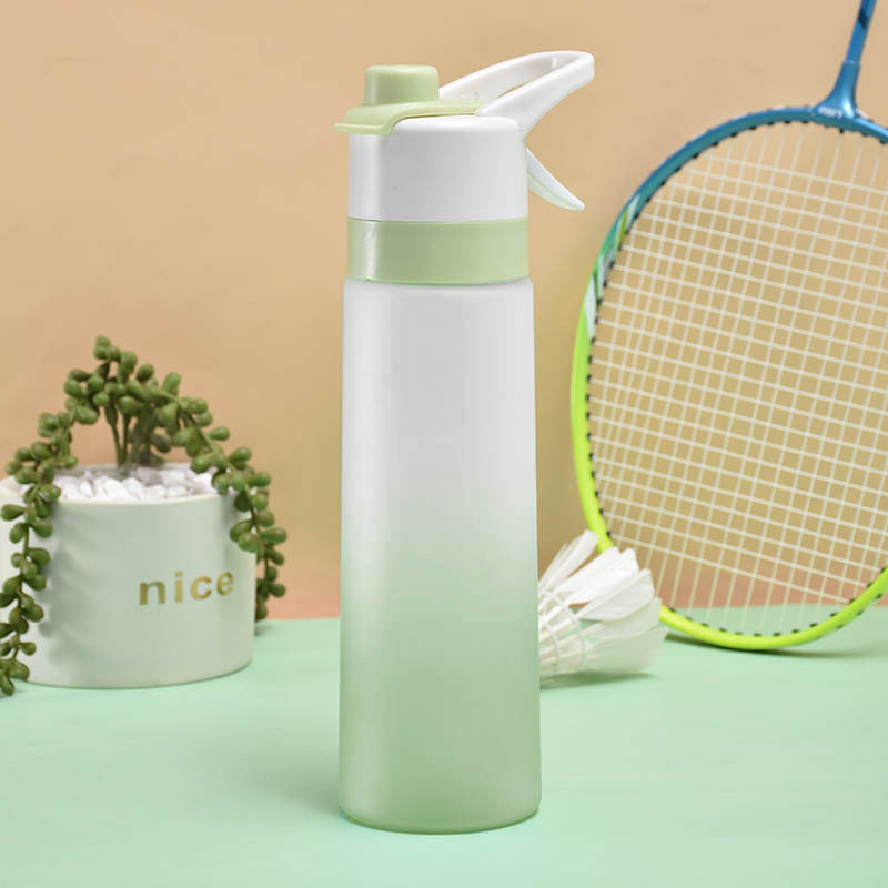 (New Arrival) Spray Water Bottle For Girls Outdoor Sport Fitness Water Cup Large Capacity Spray Bottle Drinkware Travel Bottles Kitchen Gadgets