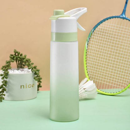 (New Arrival) Spray Water Bottle For Girls Outdoor Sport Fitness Water Cup Large Capacity Spray Bottle Drinkware Travel Bottles Kitchen Gadgets