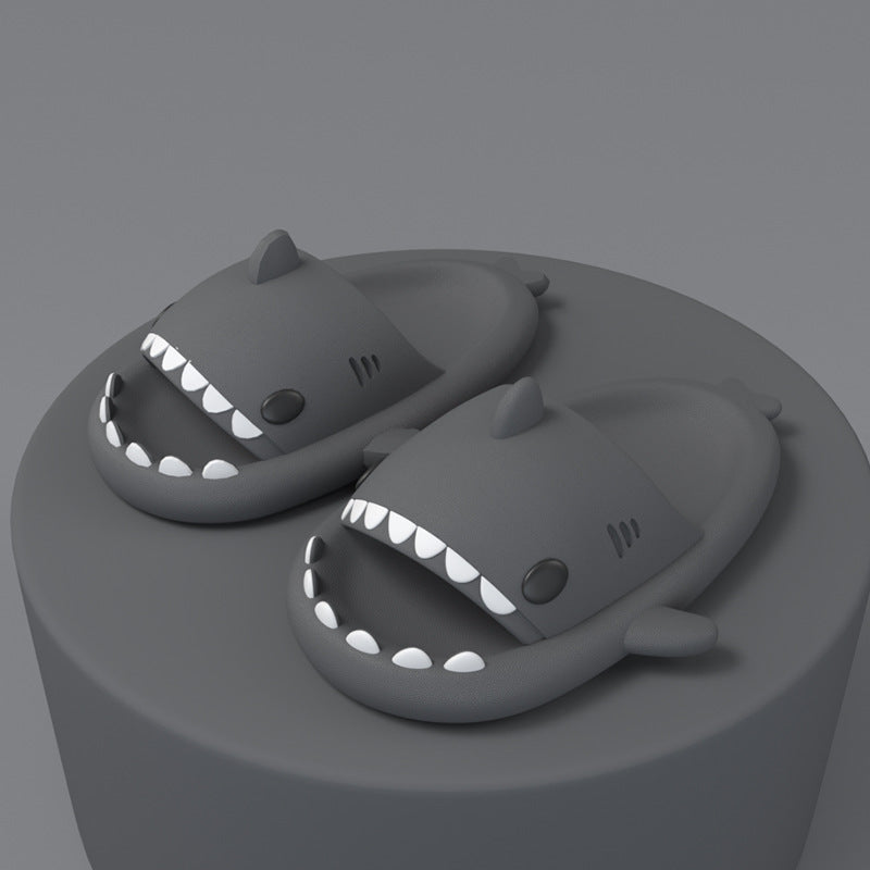 (Top Pick)Cartoon Shark Slippers  Cutes Soft Slipper Indoor Outdoor for Couples
