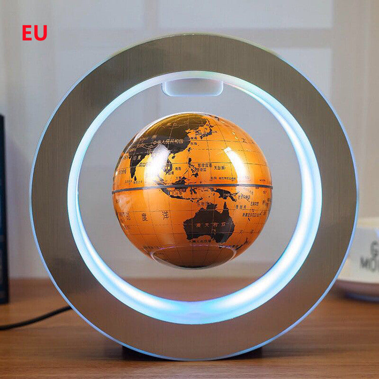 (Top Pick) Round LED World Map Floating Globe Magnetic Levitation Light Anti Gravity Magic
