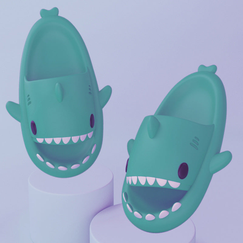 (Top Pick)Cartoon Shark Slippers  Cutes Soft Slipper Indoor Outdoor for Couples