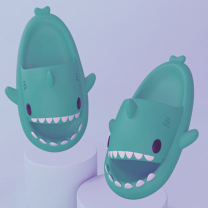 (Top Pick)Cartoon Shark Slippers  Cutes Soft Slipper Indoor Outdoor for Couples