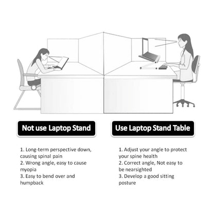 (New Arrival) Foldable Laptop Stand Ergonomic Desk Tablet Holder