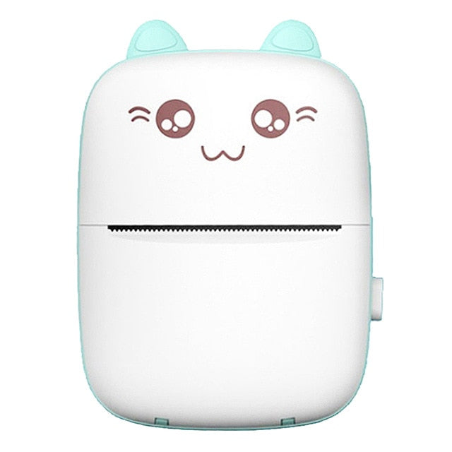 (Top Pick)Mini Printer Portable Mini Bluetooth WiFi New Wrong Printer Mobile Phone Photo Title Note Hot Print Pocket Student Error Label Printer