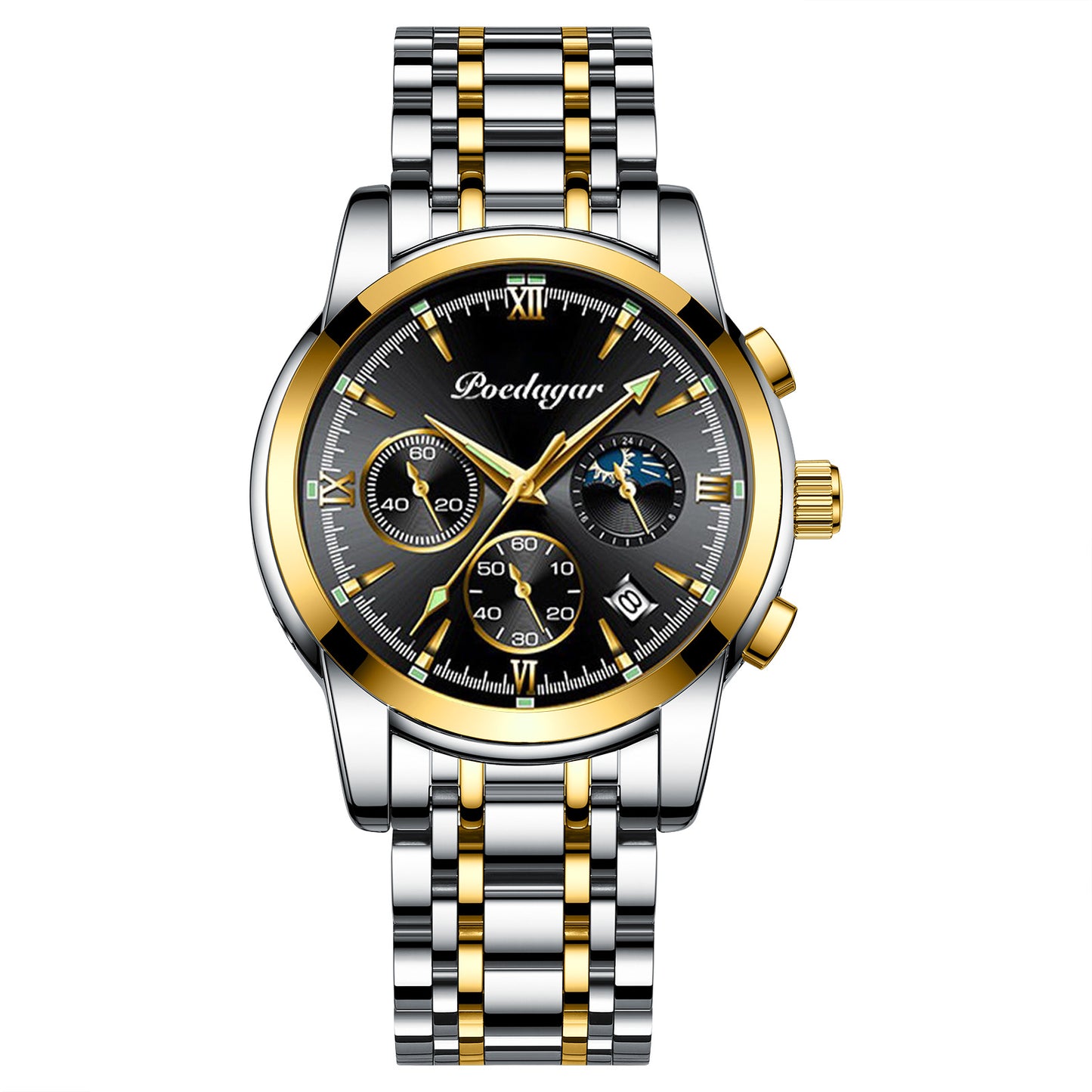 Multifunctional Men's Watch Luminous Waterproof Quartz Wrist Watch