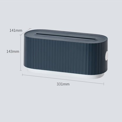 (New Arrival) Power Strip Wire Case Cable Storage Box Anti Dust Charger Socket Organizer Network Line Storage Bin Charger Wire Management