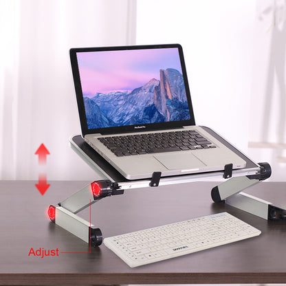 (New Arrival) Foldable Laptop Stand Ergonomic Desk Tablet Holder