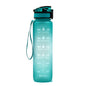 (New Arrival) 1L Tritan Water Bottle With Time Marker Bounce Cover Motivational Water Bottle Cycling Leakproof Cup For Sports Fitness Bottles