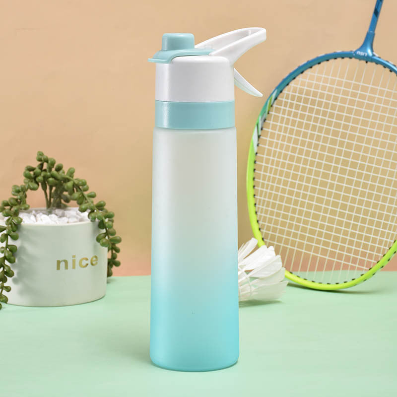 (New Arrival) Spray Water Bottle For Girls Outdoor Sport Fitness Water Cup Large Capacity Spray Bottle Drinkware Travel Bottles Kitchen Gadgets