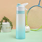 (New Arrival) Spray Water Bottle For Girls Outdoor Sport Fitness Water Cup Large Capacity Spray Bottle Drinkware Travel Bottles Kitchen Gadgets