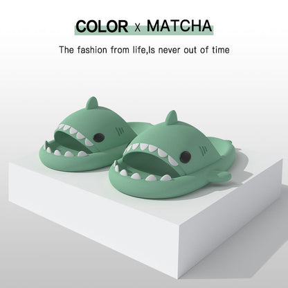 (Top Pick)Cartoon Shark Slippers  Cutes Soft Slipper Indoor Outdoor for Couples