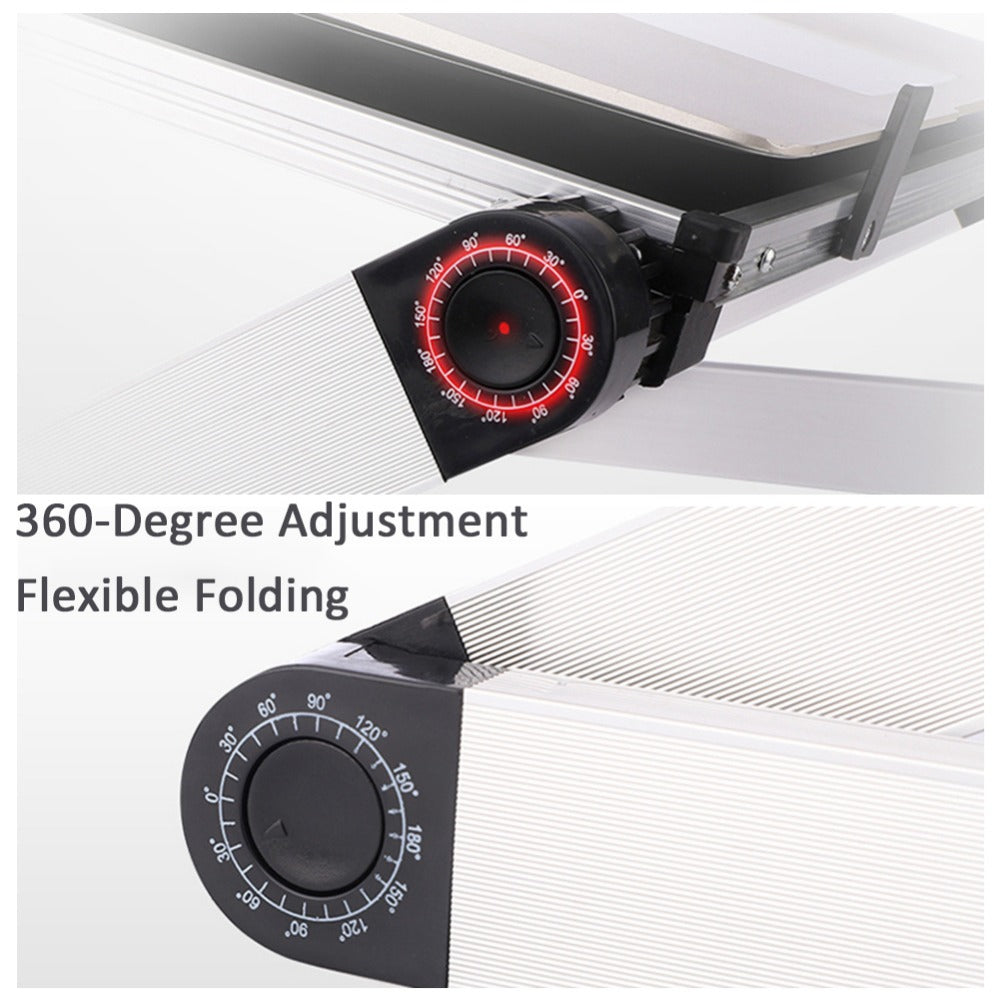 (New Arrival) Foldable Laptop Stand Ergonomic Desk Tablet Holder