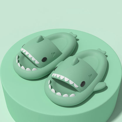 (Top Pick)Cartoon Shark Slippers  Cutes Soft Slipper Indoor Outdoor for Couples