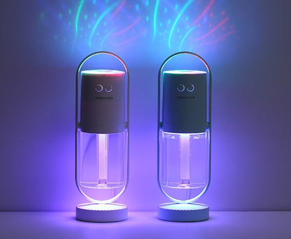 (Top Pick)Magic Shadow USB Air Humidifier For Home With Projection Night Lights Ultrasonic Car Mist Maker Mini Office Air Purifier
