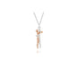 Love Hug Necklace Unisex Men Women Couple Jewelry Simple Temperament Clavicle Chain Valentines Day Lover Gift