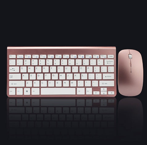 (New Arrival) 2.4G Wireless Keyboard And Mouse Protable Mini Keyboard Mouse Combo Set For Notebook Laptop Mac Desktop PC Computer Smart TV PS4