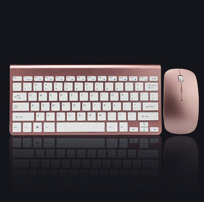 (New Arrival) 2.4G Wireless Keyboard And Mouse Protable Mini Keyboard Mouse Combo Set For Notebook Laptop Mac Desktop PC Computer Smart TV PS4
