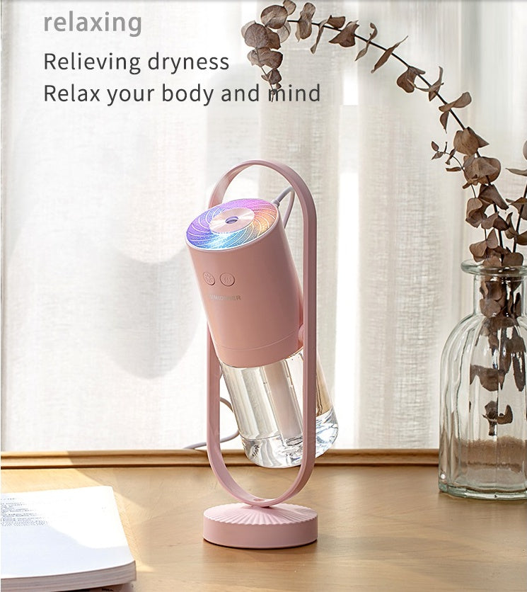 (Top Pick)Magic Shadow USB Air Humidifier For Home With Projection Night Lights Ultrasonic Car Mist Maker Mini Office Air Purifier