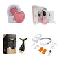Portable Facial Micro-current Beauty Instrument For Lifting Thinning And Reducing Edema With Double Roller Massager