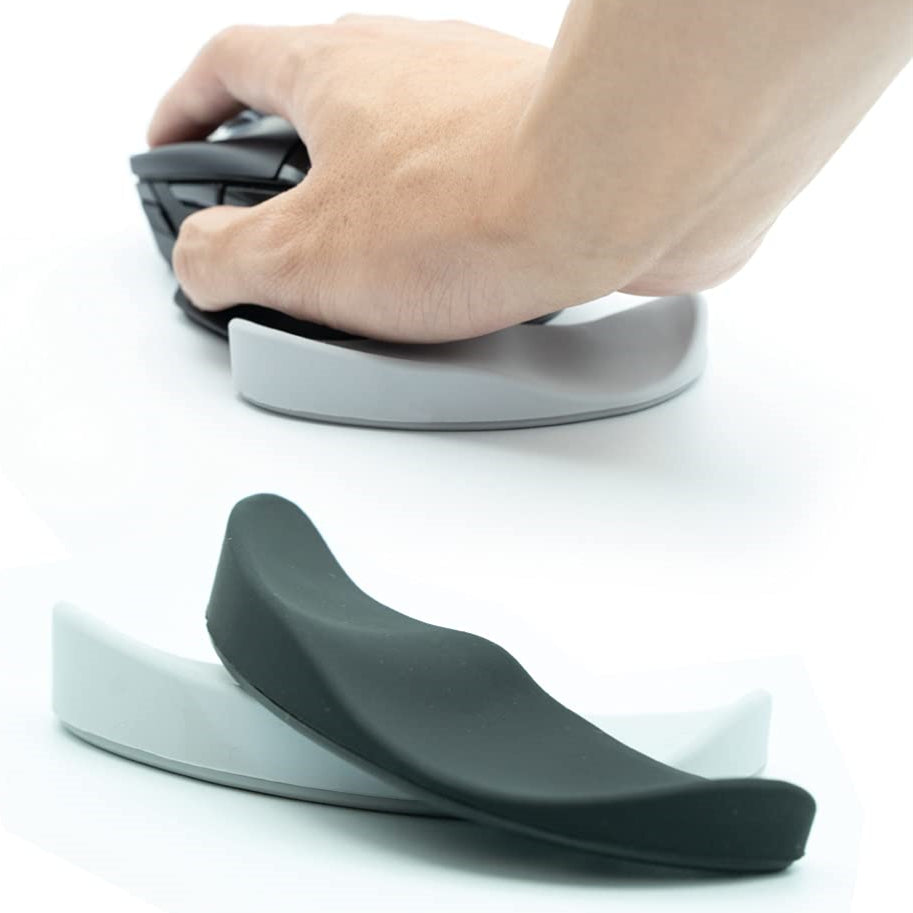 (New Arrival) Ergonomic Mouse Wrist Rest Mouse Pads Silicon Gel Non-Slip Streamline Wrist Rest Support Mat Computer Mouse Pad For Office Gaming PC Accessories