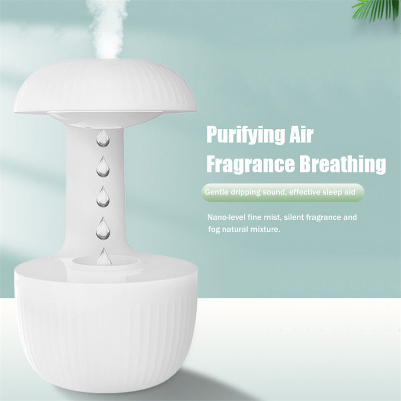 (Top Pick)Anti-gravity Air Humidifier Mute Countercurrent Humidifier Levitating Water Drops Cool Mist Maker Fogger Relieve Fatigue