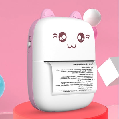 (Top Pick)Mini Printer Portable Mini Bluetooth WiFi New Wrong Printer Mobile Phone Photo Title Note Hot Print Pocket Student Error Label Printer