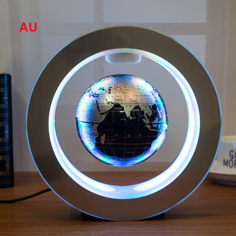 (Top Pick) Round LED World Map Floating Globe Magnetic Levitation Light Anti Gravity Magic