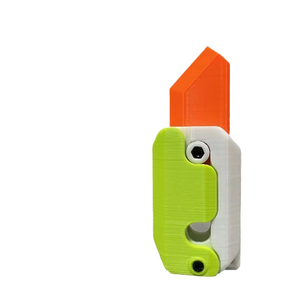 (New Arrival) 3D Printing Gravity Cub Jumping Small Radish Knife Mini Model Student Prize Pendant Decompression Toy For Children Gift