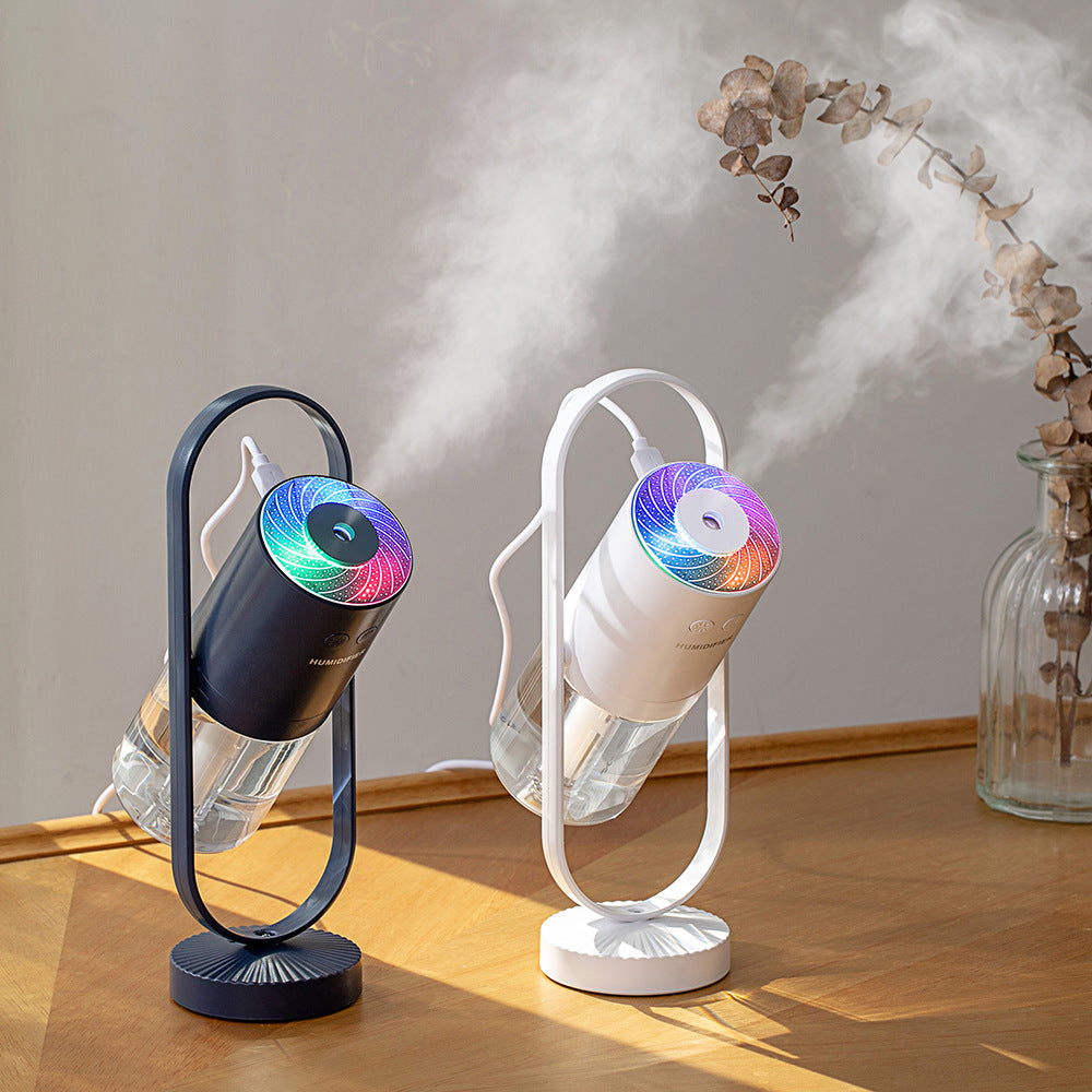 (Top Pick)Magic Shadow USB Air Humidifier For Home With Projection Night Lights Ultrasonic Car Mist Maker Mini Office Air Purifier