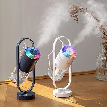 (Top Pick)Magic Shadow USB Air Humidifier For Home With Projection Night Lights Ultrasonic Car Mist Maker Mini Office Air Purifier