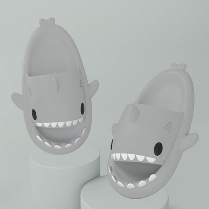 (Top Pick)Cartoon Shark Slippers  Cutes Soft Slipper Indoor Outdoor for Couples