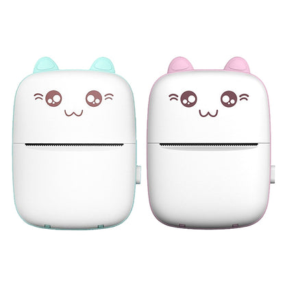 (Top Pick)Mini Printer Portable Mini Bluetooth WiFi New Wrong Printer Mobile Phone Photo Title Note Hot Print Pocket Student Error Label Printer