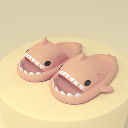 (Top Pick)Cartoon Shark Slippers  Cutes Soft Slipper Indoor Outdoor for Couples