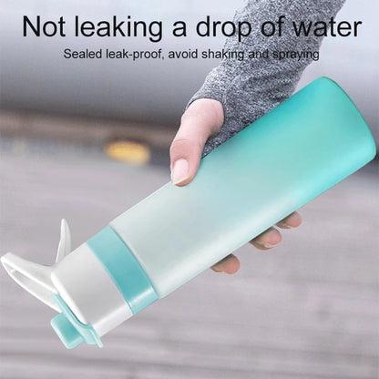 (New Arrival) Spray Water Bottle For Girls Outdoor Sport Fitness Water Cup Large Capacity Spray Bottle Drinkware Travel Bottles Kitchen Gadgets