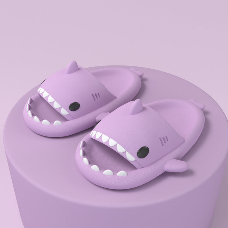(Top Pick)Cartoon Shark Slippers  Cutes Soft Slipper Indoor Outdoor for Couples