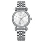 Women's Steel Belt Diamond-embedded Watch