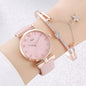 Watch Female Student New Watch Set Fashion Literal Drainage Product Bracelet Set Watch