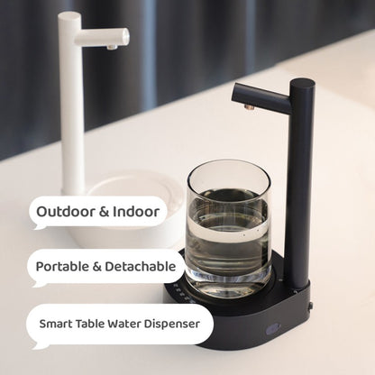 (New Arrival) Desk Dispenser Electric Water Gallon Automatic Water Bottle Dispenser Rechargeable Water Dispenser