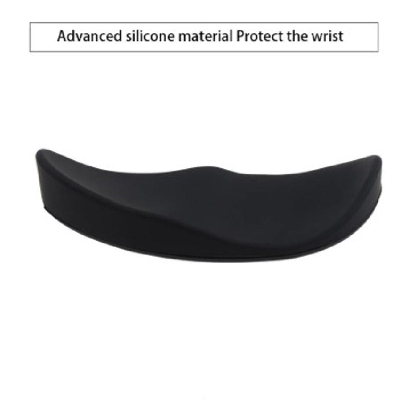 (New Arrival) Ergonomic Mouse Wrist Rest Mouse Pads Silicon Gel Non-Slip Streamline Wrist Rest Support Mat Computer Mouse Pad For Office Gaming PC Accessories