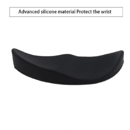 (New Arrival) Ergonomic Mouse Wrist Rest Mouse Pads Silicon Gel Non-Slip Streamline Wrist Rest Support Mat Computer Mouse Pad For Office Gaming PC Accessories