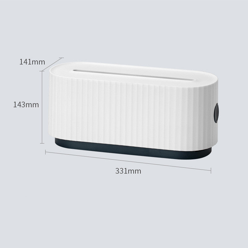 (New Arrival) Power Strip Wire Case Cable Storage Box Anti Dust Charger Socket Organizer Network Line Storage Bin Charger Wire Management