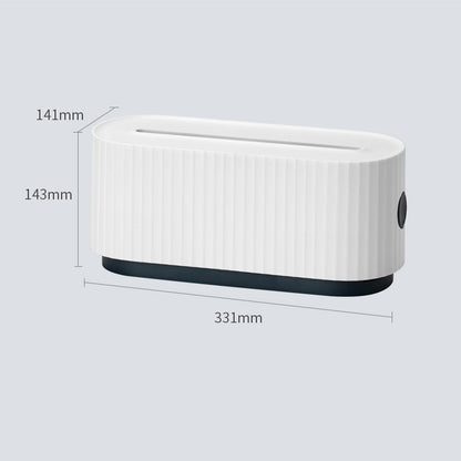 (New Arrival) Power Strip Wire Case Cable Storage Box Anti Dust Charger Socket Organizer Network Line Storage Bin Charger Wire Management