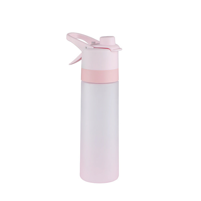 (New Arrival) Spray Water Bottle For Girls Outdoor Sport Fitness Water Cup Large Capacity Spray Bottle Drinkware Travel Bottles Kitchen Gadgets