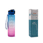 (New Arrival) 1L Tritan Water Bottle With Time Marker Bounce Cover Motivational Water Bottle Cycling Leakproof Cup For Sports Fitness Bottles