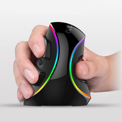 (New Arrival) Vertical Ergonomic Snail RGB Anti-Mouse Hand Wired Mouse