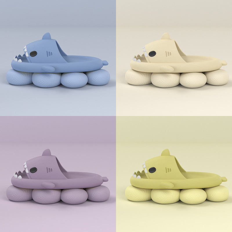 (Top Pick)Cartoon Shark Slippers  Cutes Soft Slipper Indoor Outdoor for Couples